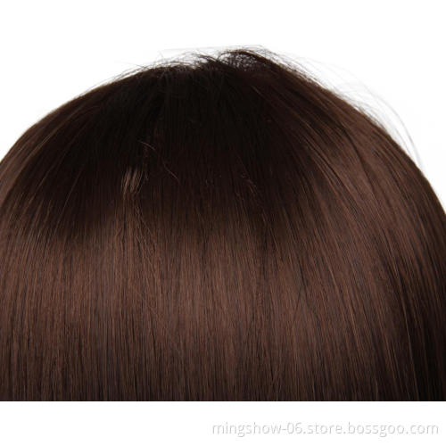 Plastic hair training mannequin doll head practice head training head for barber